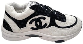 Patent leather trainers Chanel White size 35 EU in Patent leather