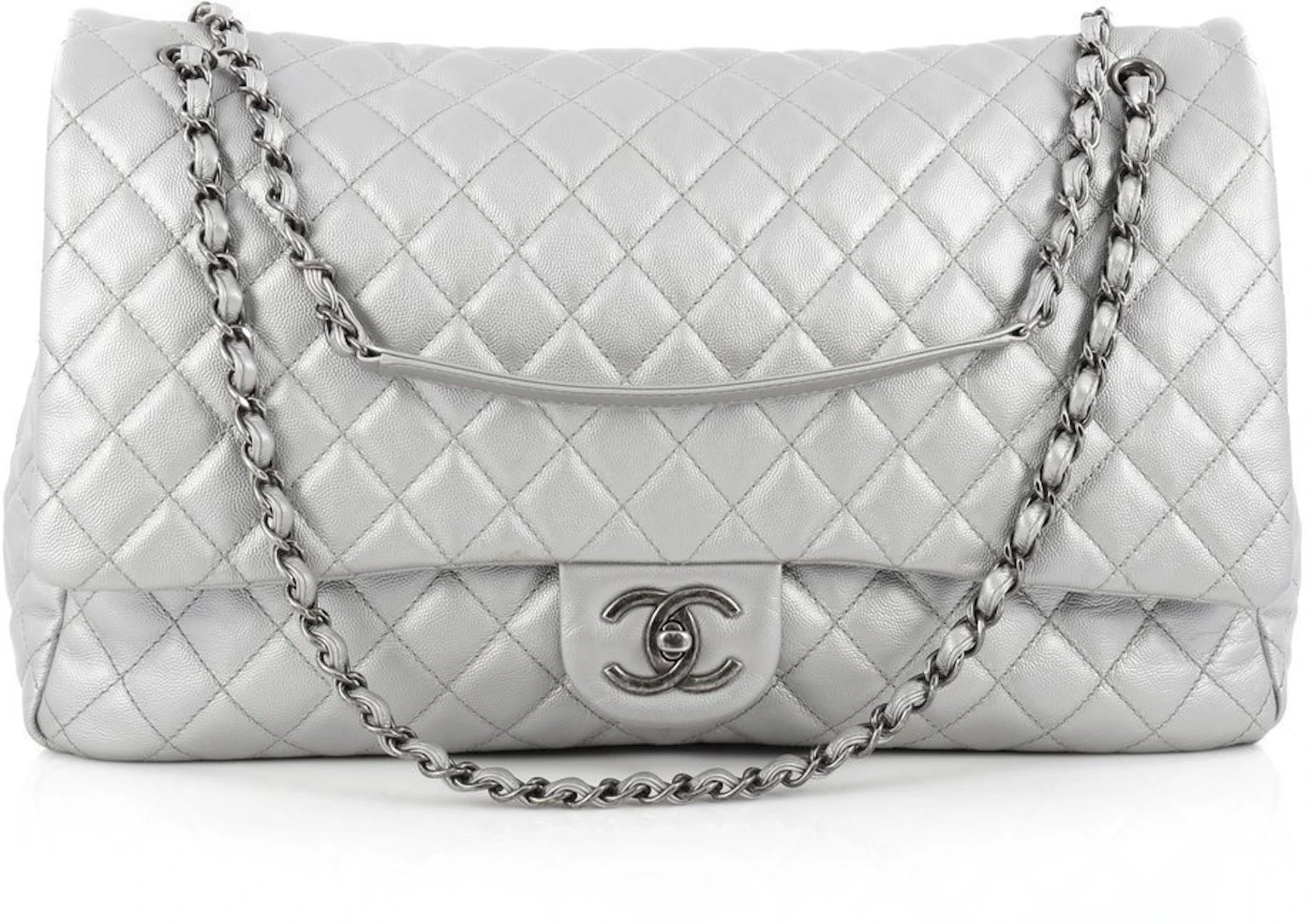 Chanel Airlines CC Flap Quilted Calfskin XXL at 1stDibs  chanel xxl airline  classic flap bag, chanel xxl airline flap bag, chanel xxl airline bag