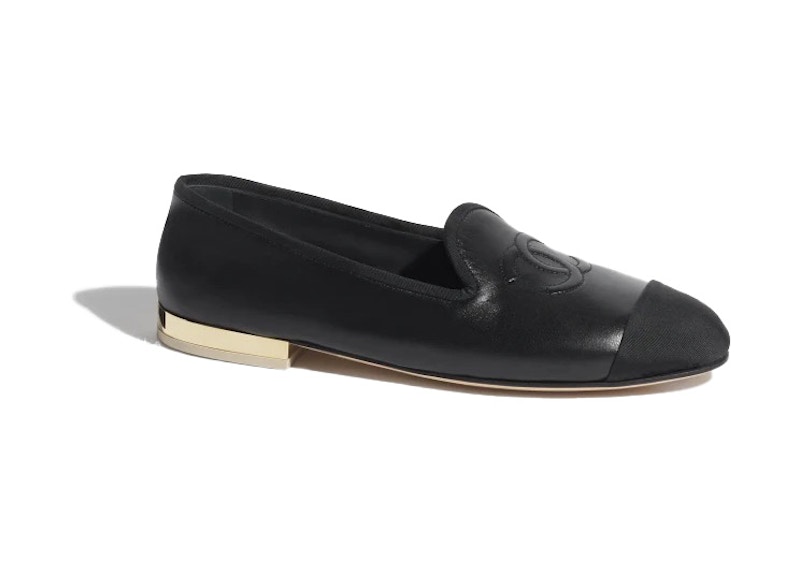 Chanel loafers store black