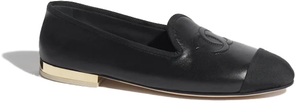 Chanel CC Loafers Black Lambskin - G39000 Y56481 94305 - US
