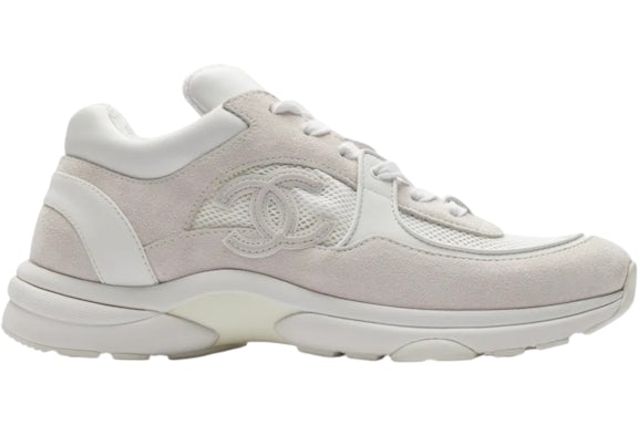 Sneaker Chanel CC Logo Mesh Rosa Chiaro