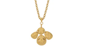 Chanel CC Logo Necklace Gold