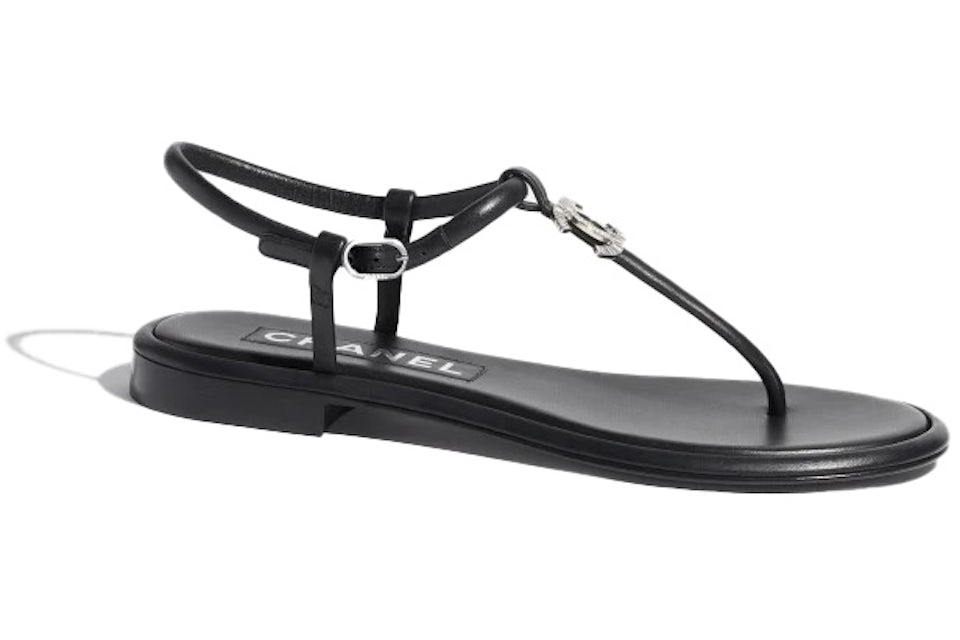 White chanel thong sandals Clearance