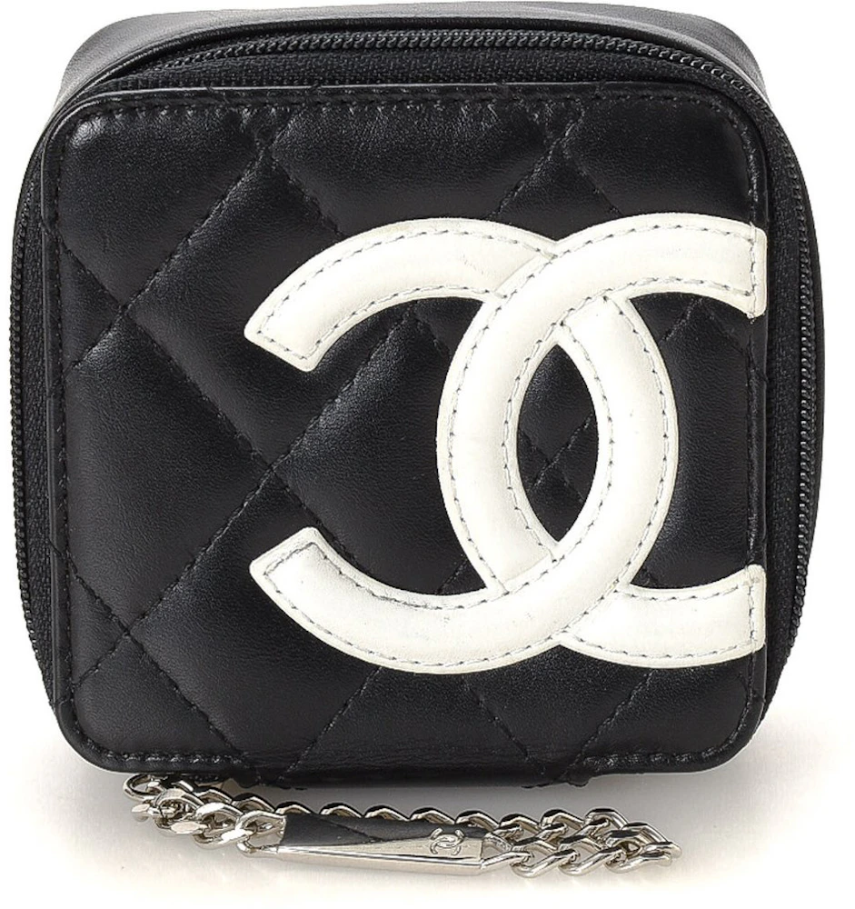 Chanel Cigarette Clutch Bag - Brown Quilted Leather SHW