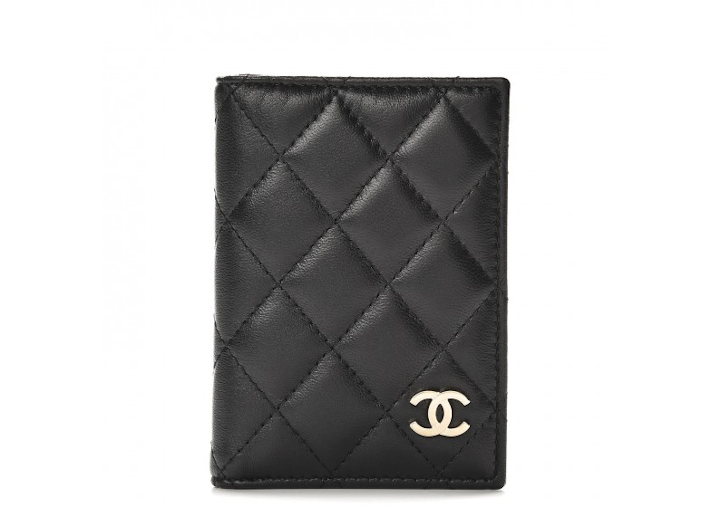 Chanel lambskin quilted wallet Clearance