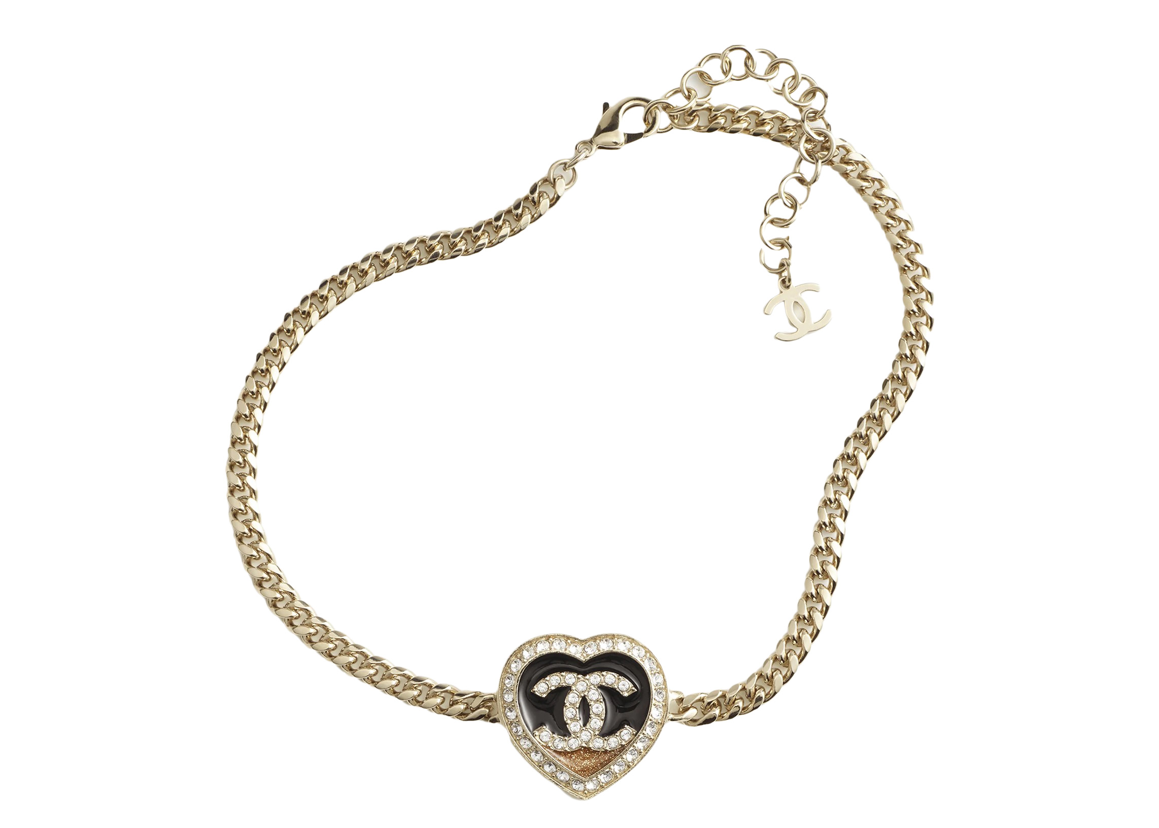 Chanel Pendant Silver/Pearly White/Crystal (ABB630 B14143 NR575) in  Metal/Diamantes with Silver-tone - GB