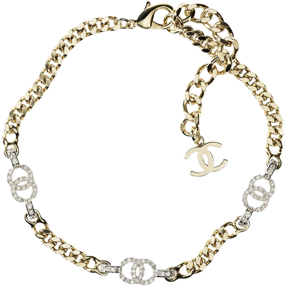 Crystal necklace Chanel Gold in Crystal - 25271027