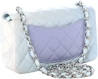Chanel Mini Flap Bag 21K Ombre Lambskin Mulitcolor in Lambskin Leather with  Silver-tone - US