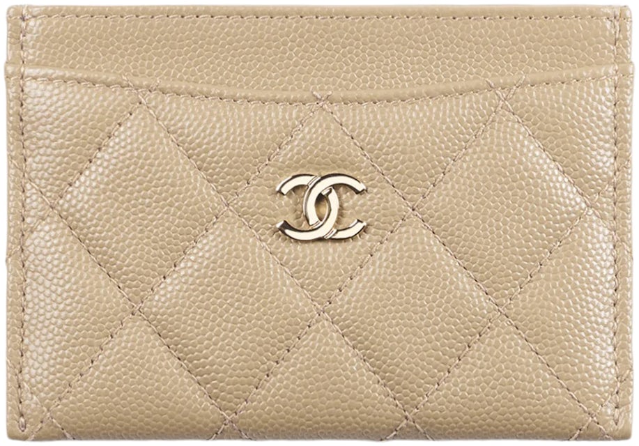 CHANEL Classic Card Holder, Caviar Leather (Grained Calfskin) with