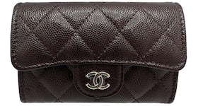 Chanel Classic Card Holder AP0214 Black in Grained Calfskin Leather with  Gold-Tone - US