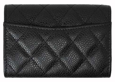 Chanel Classic Card Holder Black (AP0214) in Calfskin with Silver 