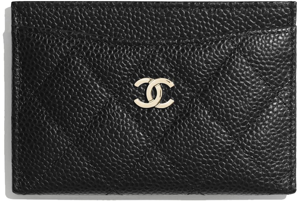 Chanel Classic Zipped Card Holder in Black — LSC INC