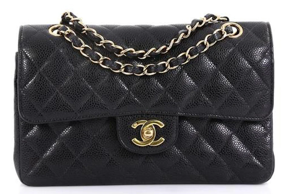 Chanel classic medium caviar price Clearance