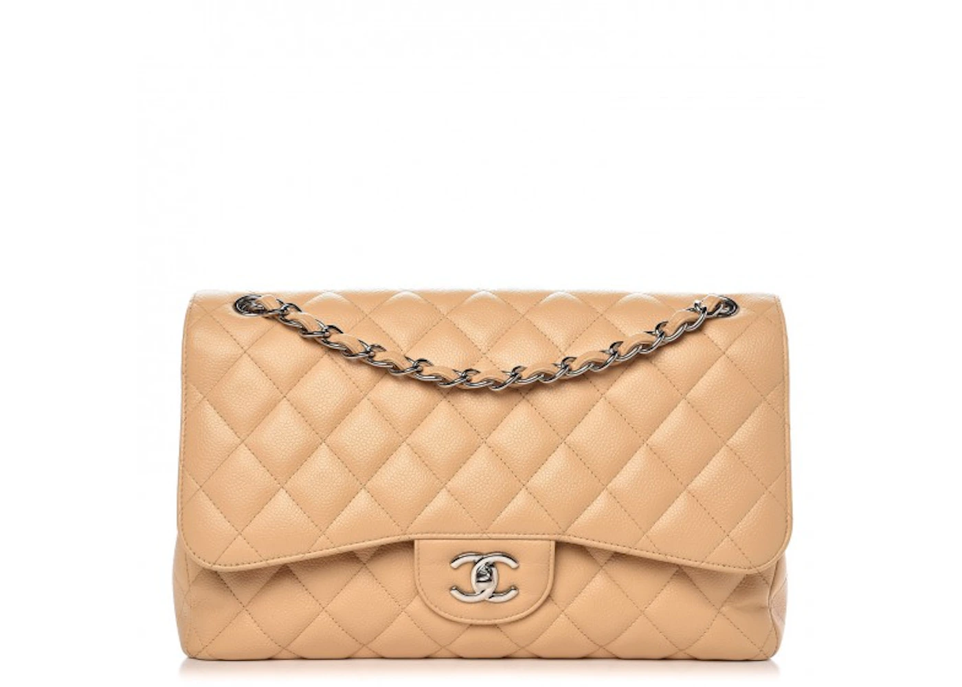 Chanel beige jumbo flap Clearance