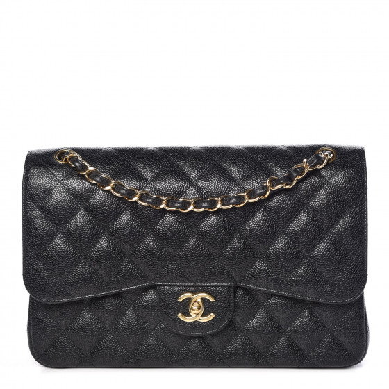 Chanel Vintage CC Chain Flap Bag Vertical Quilted Patent Jumbo Black  eBay