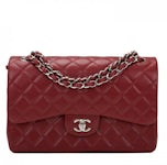Chanel Black Quilted Caviar Small Classic Double Flap Bag Silver Hardware –  Madison Avenue Couture