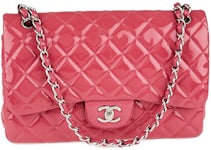 Chanel Classic Double Flap Quilted Jumbo Rose Pink
