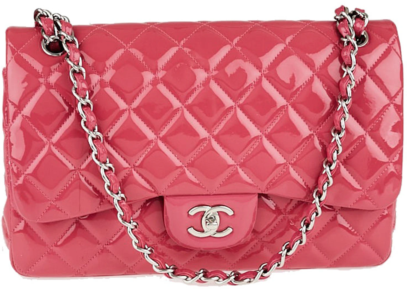 Chanel Classic Double Flap Quilted Jumbo Rose Pink - US