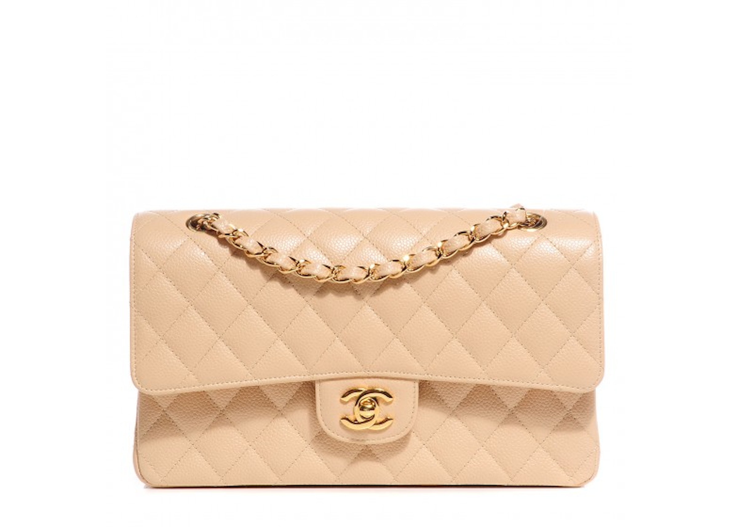 Timeless Chanel Khaki Caviar Quilted Jumbo Classic Double Flap Bag Beige  Leather ref.934782 - Joli Closet