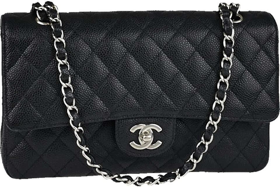 Chanel bag black and silver Outlet