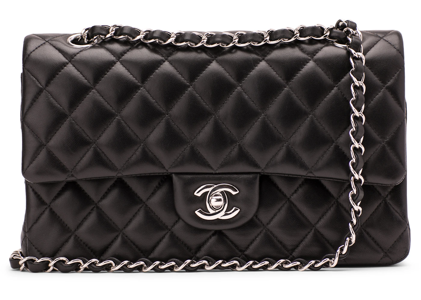 Chanel black and silver purse Clearance