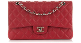 Chanel Classic Double Flap Quilted Medium Red