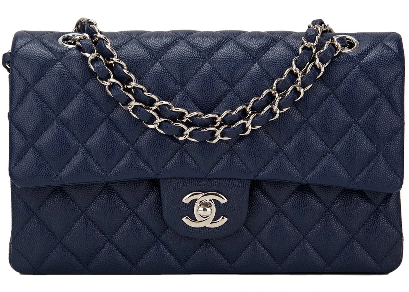Chanel handbags navy blue Clearance