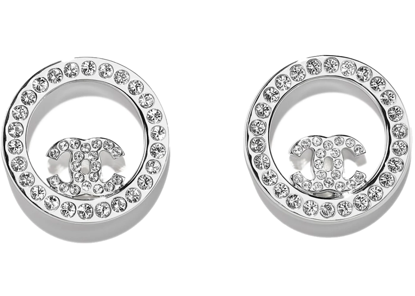 chanel jewelry for women cc logo earrings