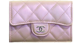 Chanel Classic Flap Card Holder Light Pink