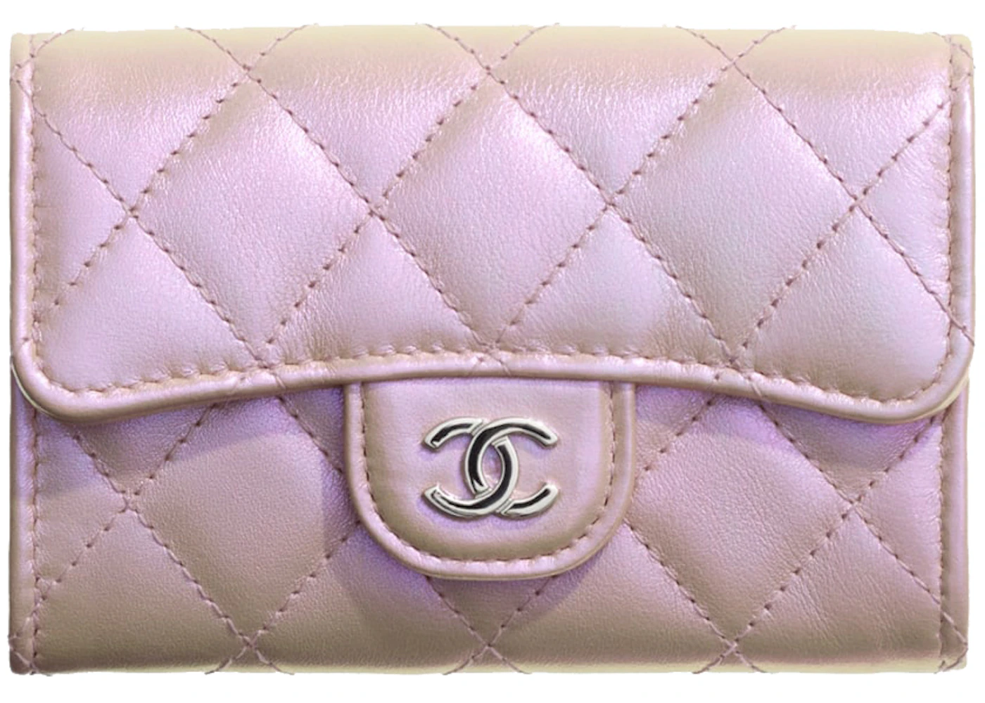 Chanel classic card holder pink Clearance