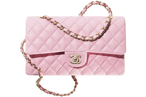 Chanel Bolso de Mano Clásico con Solapa Mediano 22S Piel de