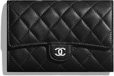 Chanel Classic Long Flap Wallet Caviar Black GHW