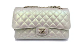 Chanel Classic Handbag Iridescent Ivory