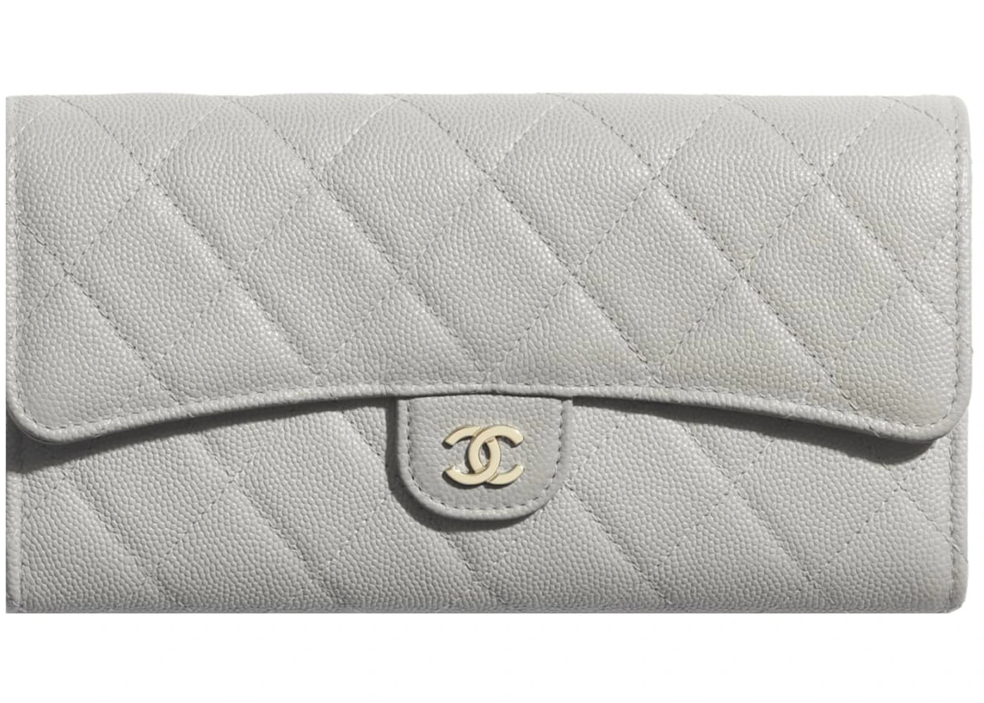 Chanel wallet grey Clearance