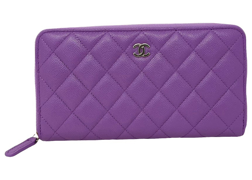 Chanel Wallet on Chain 20S Purple Caviar Leather Gold Hardware New in Box   Julia Rose Boston  Shop
