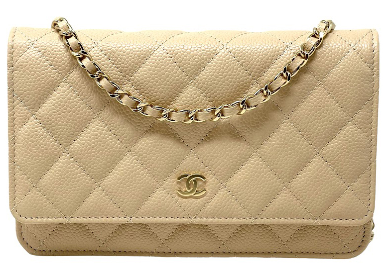 CHANEL Cream Leather Quilted Leather Crossbody Bag  theREMODA