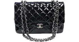 Chanel Classic single flap Quilted Jumbo Black