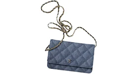 Chanel Classic Wallet On Chain AP0250 Dark Blue