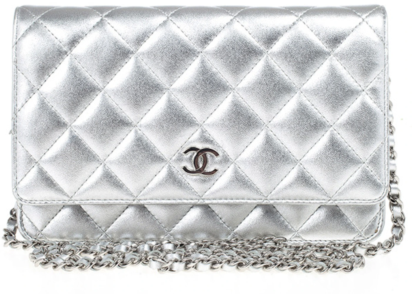 chanel wallet on chain preloved