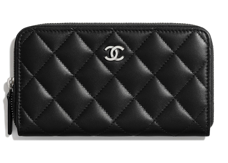 chanel classic zip wallet