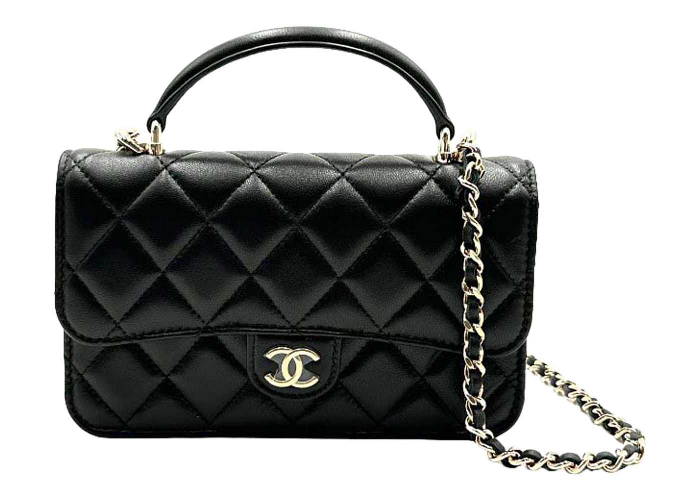 Chanel Clutch/Phone Holder with Chain Black (AP3226-B06660-94305)