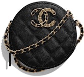 Chanel Mini Wallet On Chain with Bag Charm Black (AP3316-B10712-94305) in  Calfskin Leather with Gold-tone - US