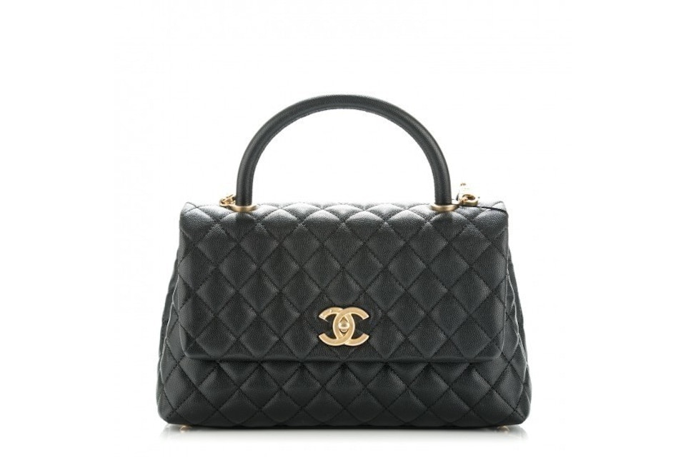 Chanel Coco Handle Flap Quilted Small Black Chanel Coco Handle Flap Quilted Small Black