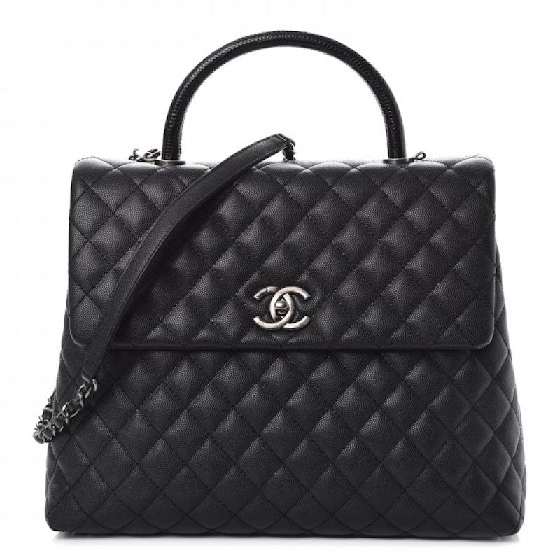 chanel large coco handle