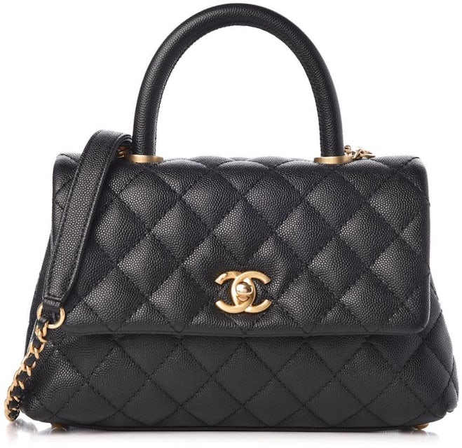 Sell Chanel Medium Coco Luxe Flap Bag - Grey