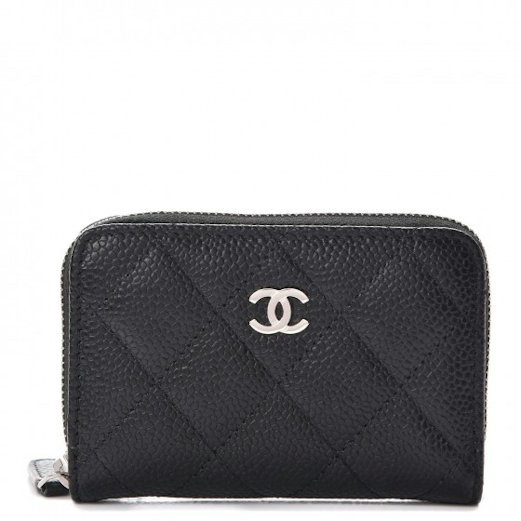 Chanel Zip Coin Purse Quilted
