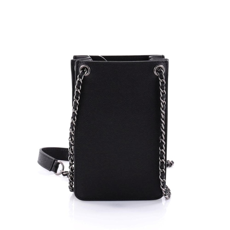 chanel phone holder crossbody