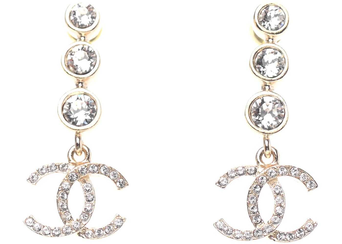 Hanging cc earrings Clearance