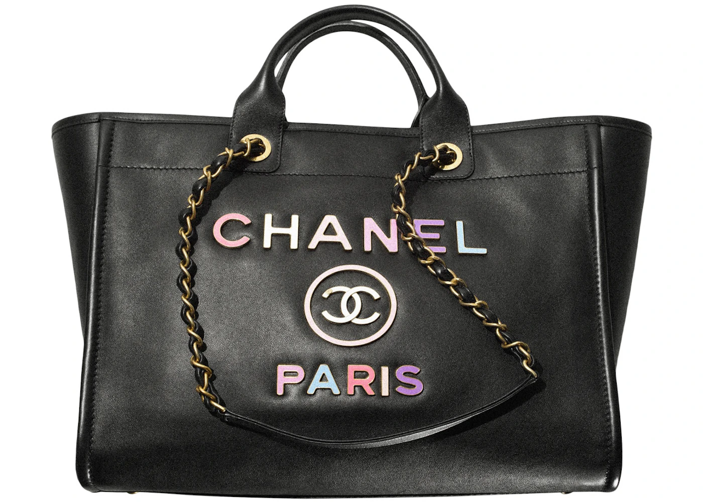 Chanel large black tote Outlet
