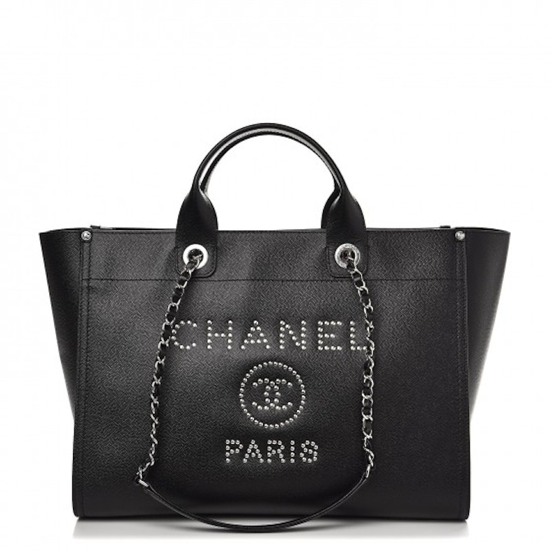 chanel studded tote